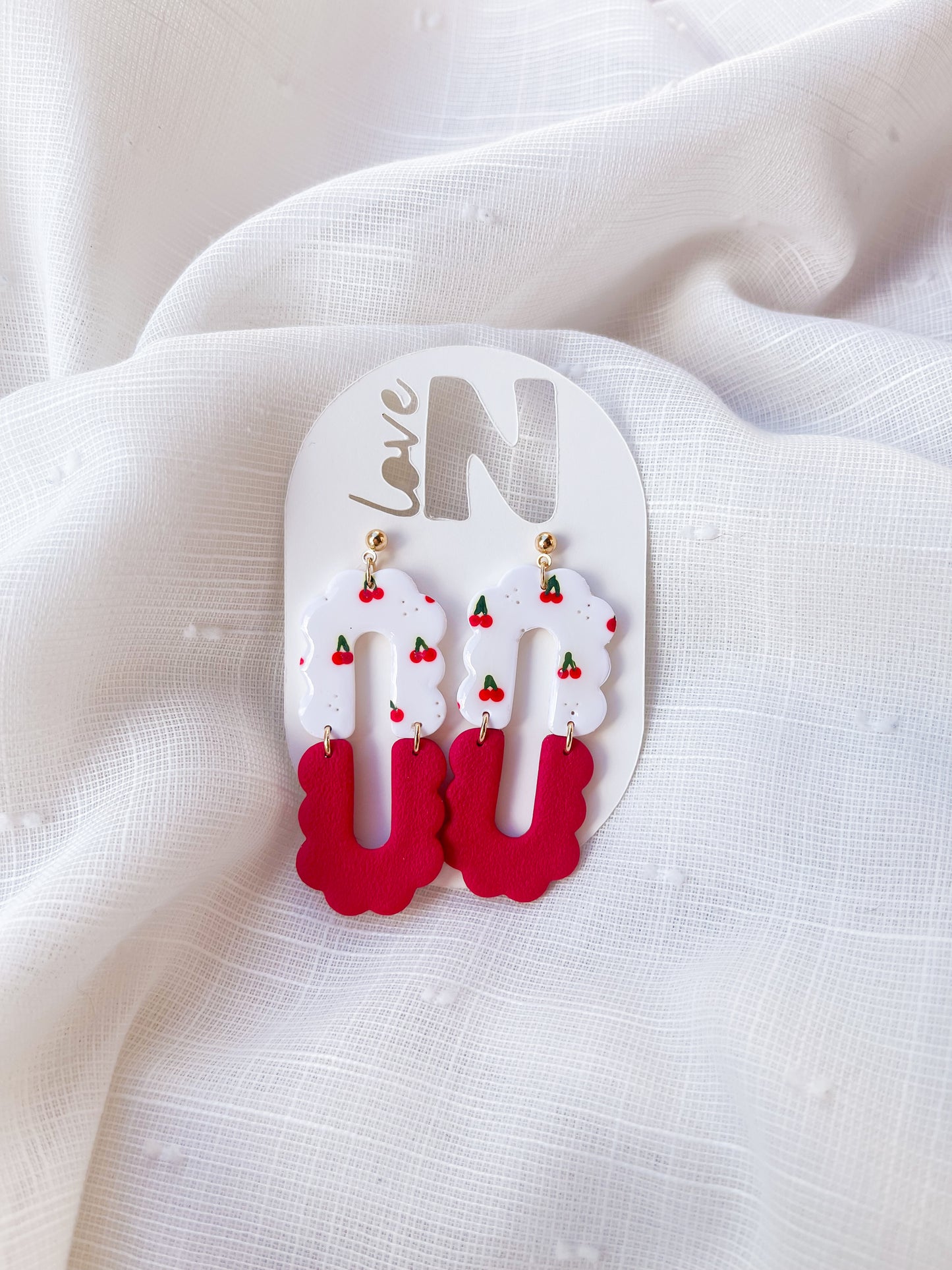 Scallop Statement Dangles