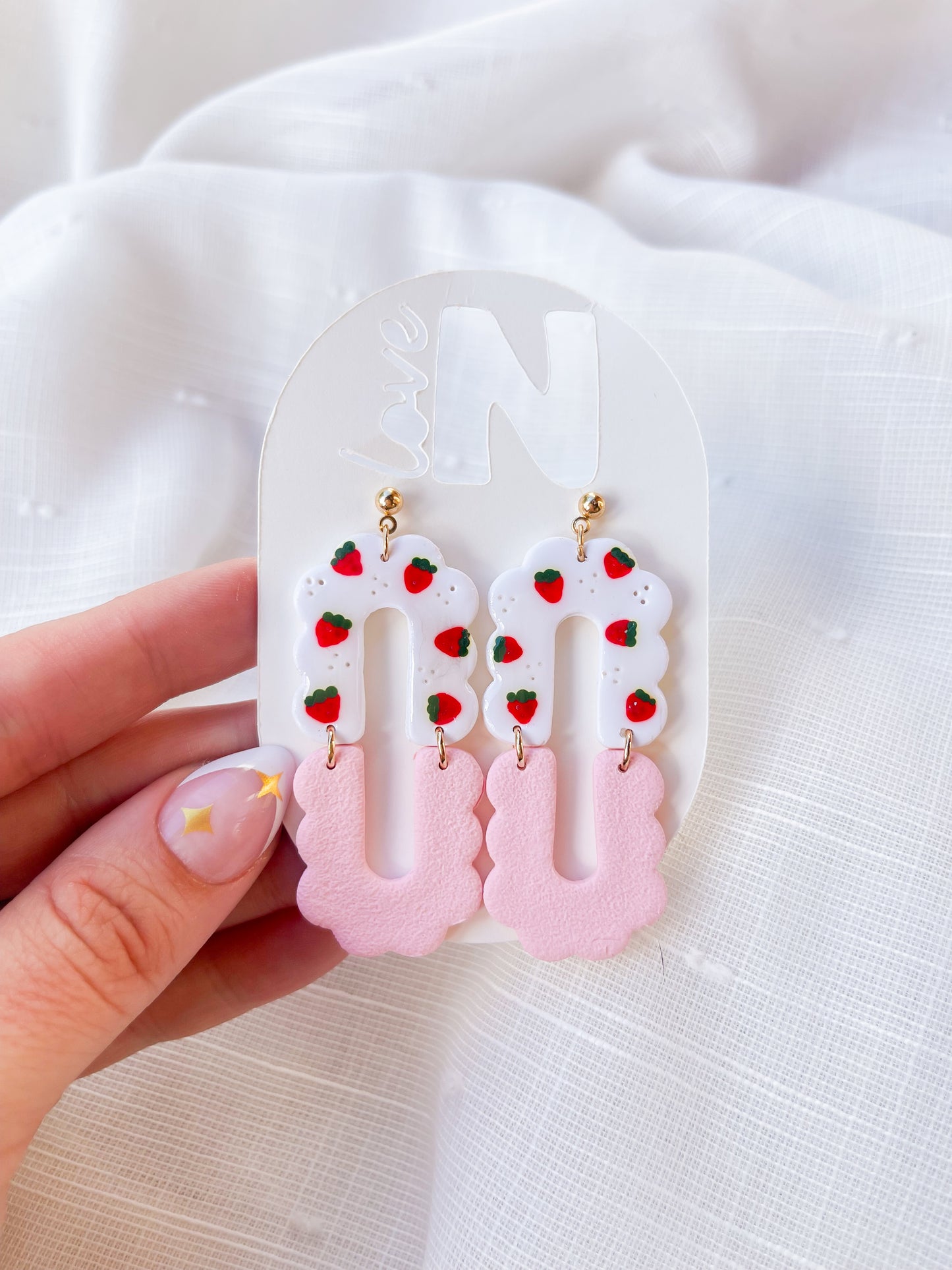 Scallop Statement Dangles