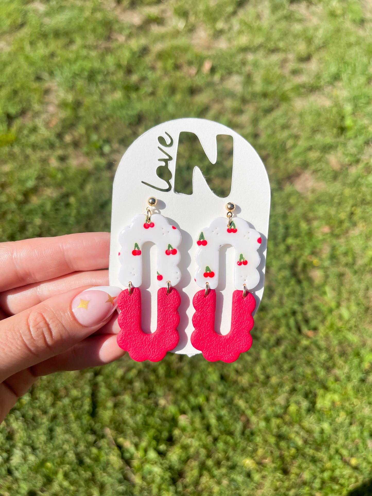 Scallop Statement Dangles