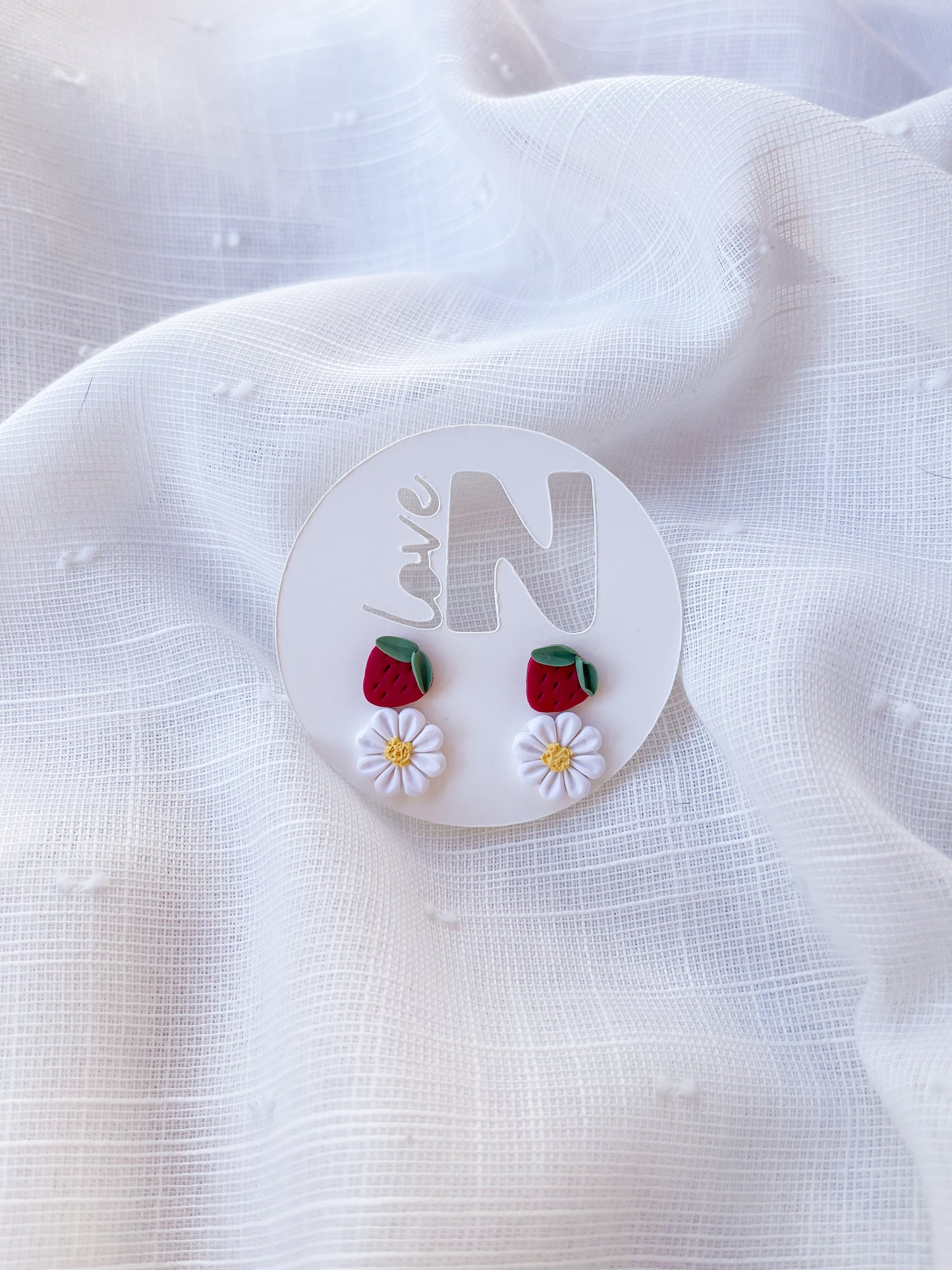 Strawberry + Daisy Mini Stud Pack