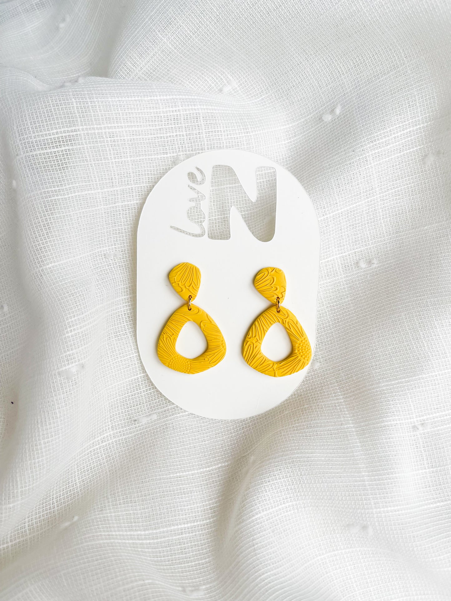 Sunflower Pattern Dangles