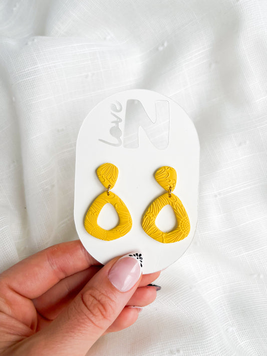 Sunflower Pattern Dangles