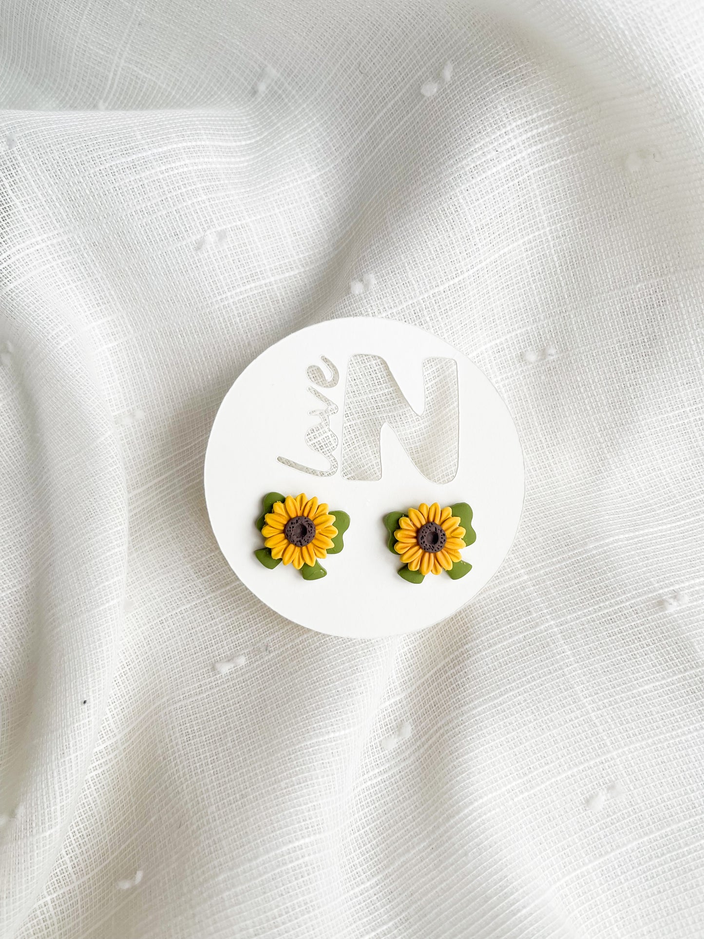 Sunflower Bow Studs