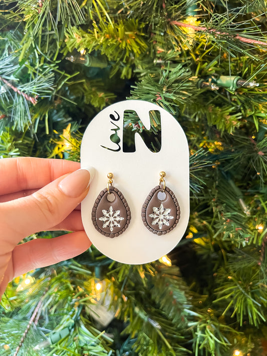 Snowflake Drop Dangle