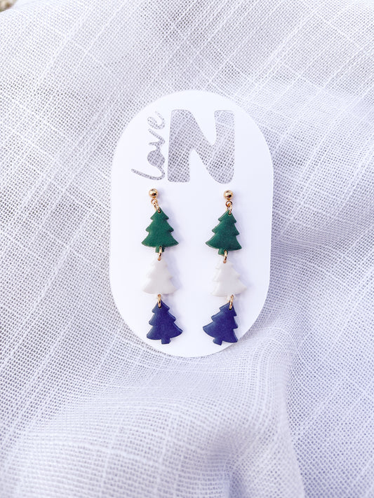 Tiny Tree Stack Dangles