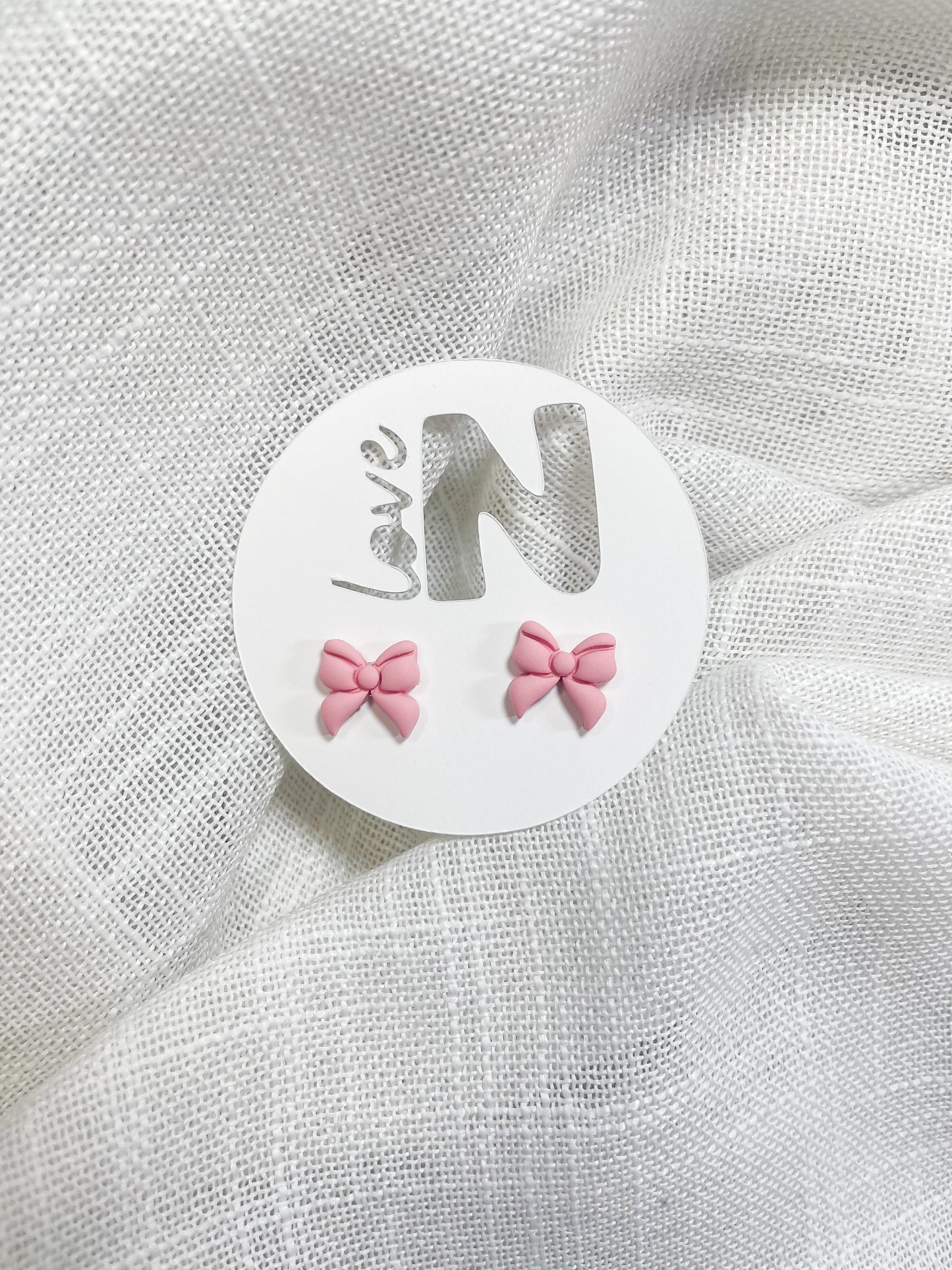 Holiday Bow Studs