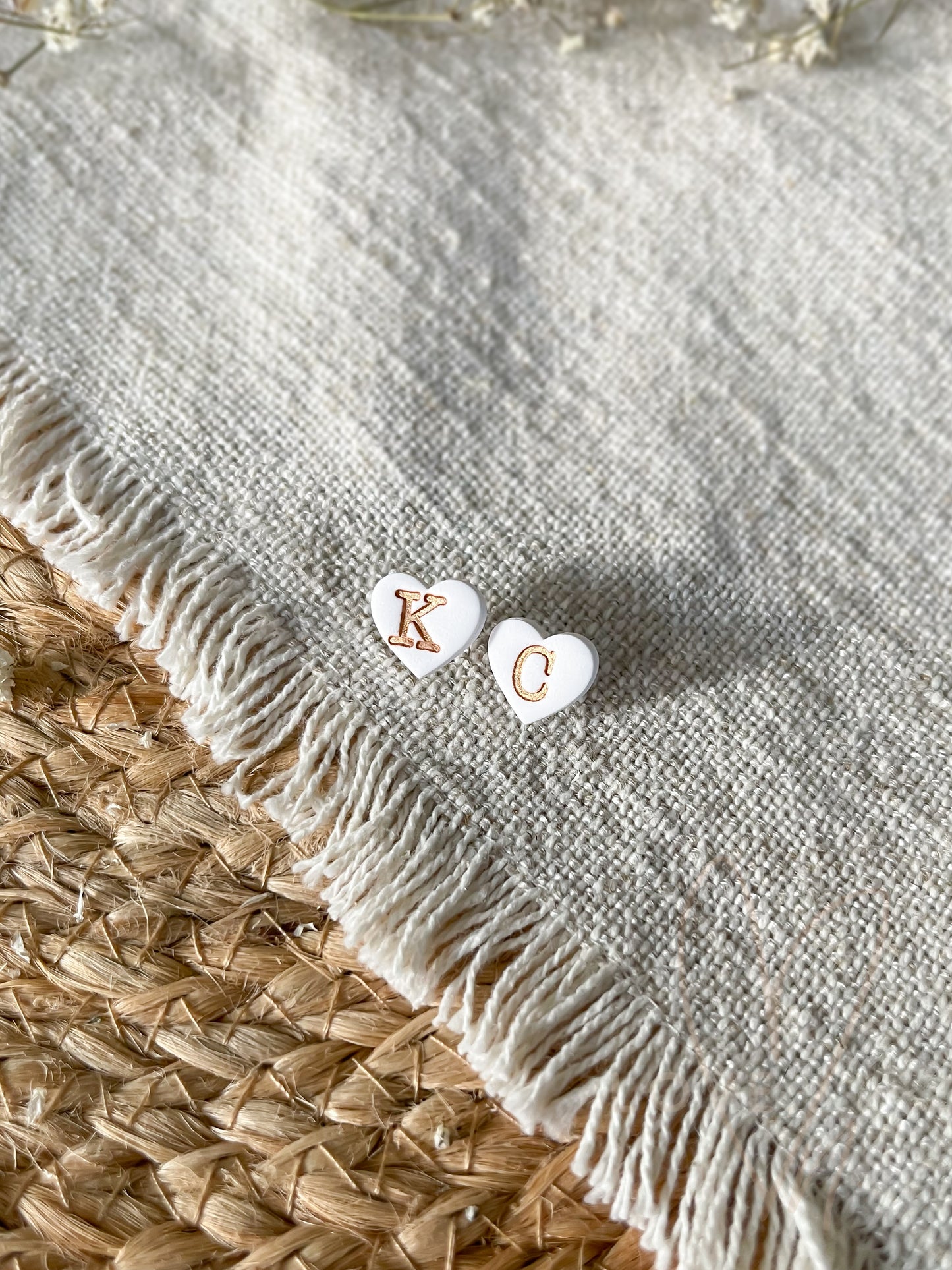 KC Football - Mini KC Heart Studs