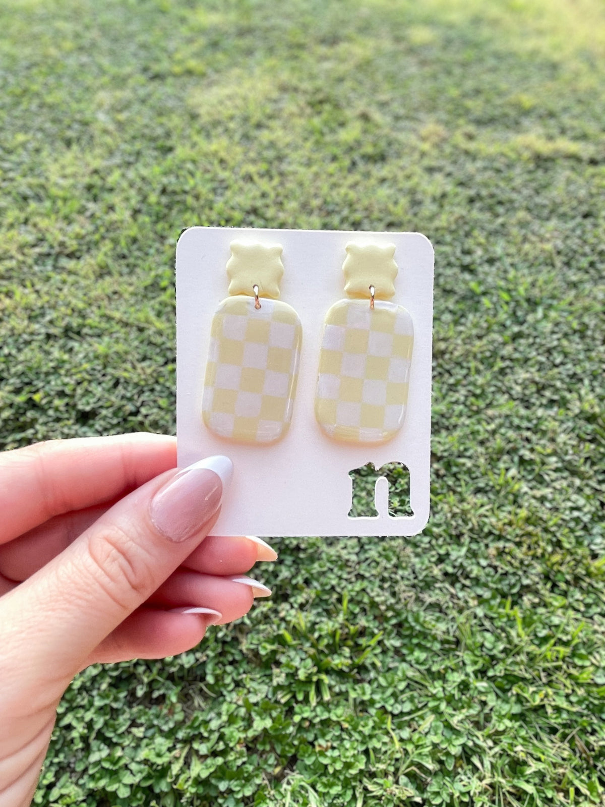 Color Collection | Checker Rectangle Dangles