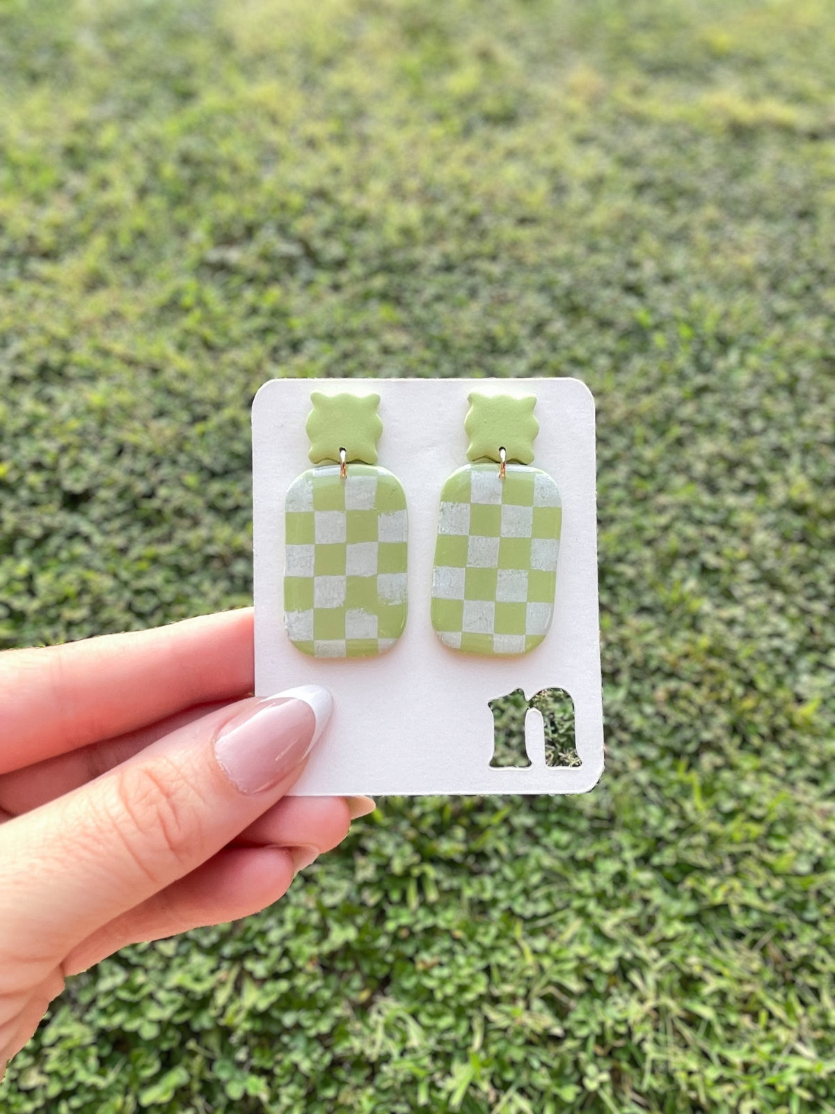 Color Collection | Checker Rectangle Dangles