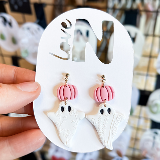 Pink Pumpkin + Floral Ghosties