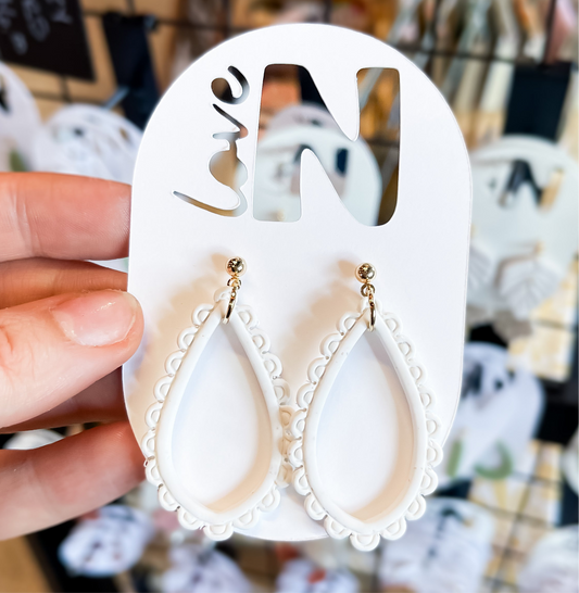 Scallop Lace Boho Dangles