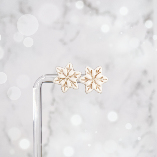 Elegant Snowflake Studs