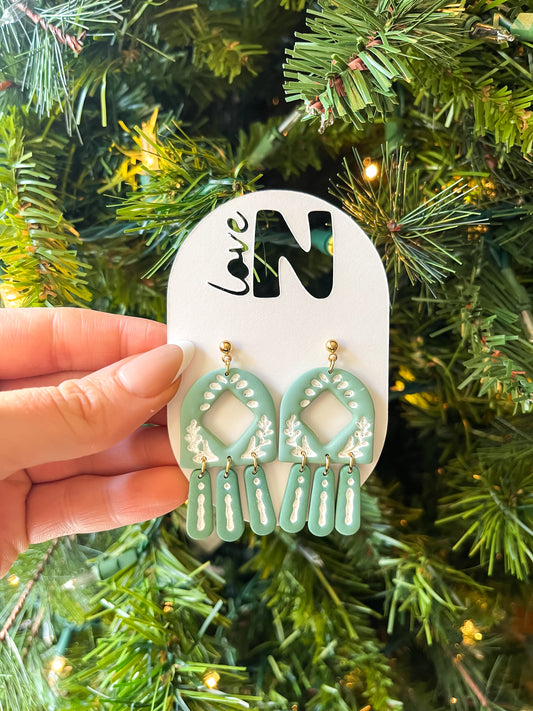 Nordic Christmas Statement Dangles