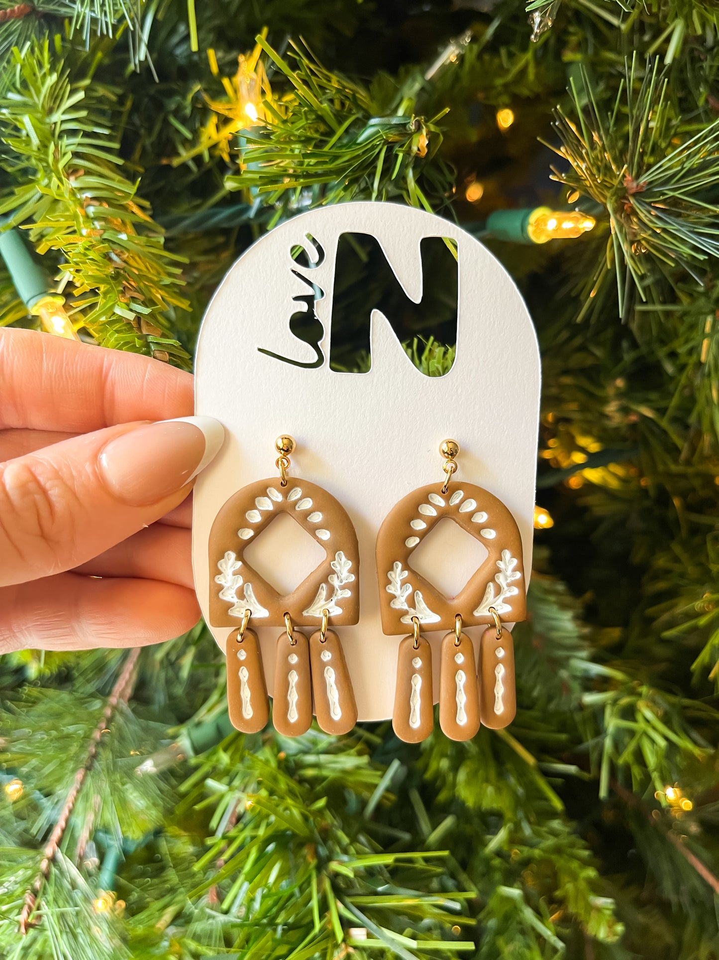 Nordic Christmas Statement Dangles