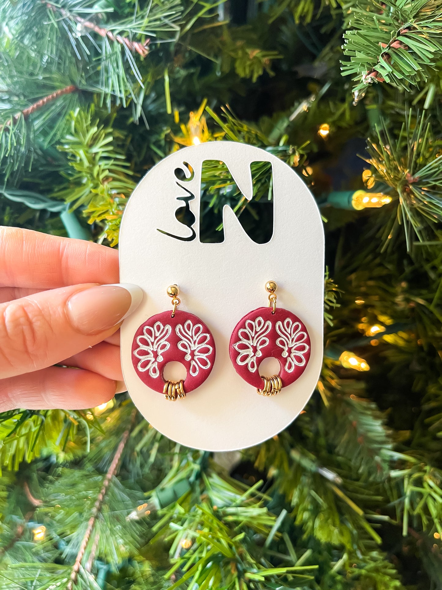 Angel Wings Statement Dangles