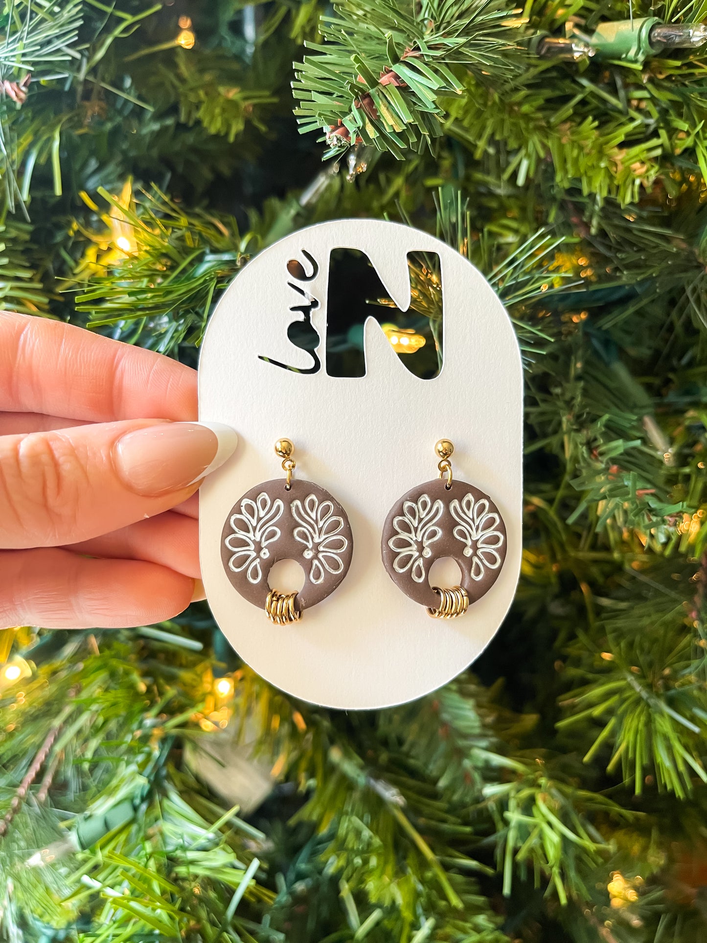 Angel Wings Statement Dangles