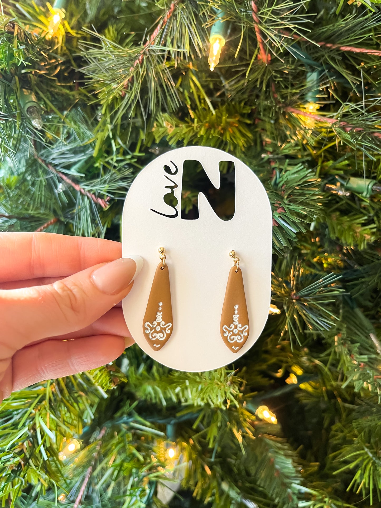 Elegant Christmas Drop Dangles