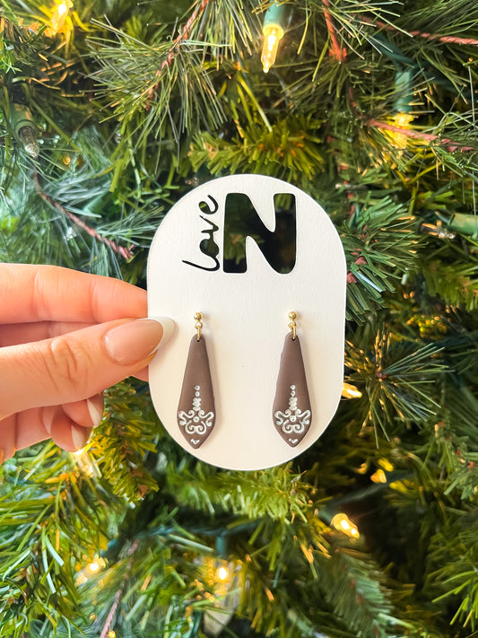 Elegant Christmas Drop Dangles