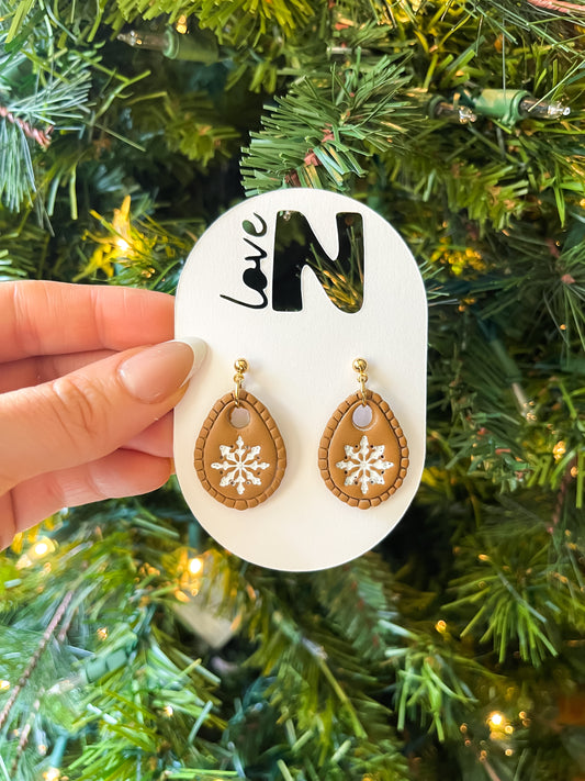 Snowflake Drop Dangle