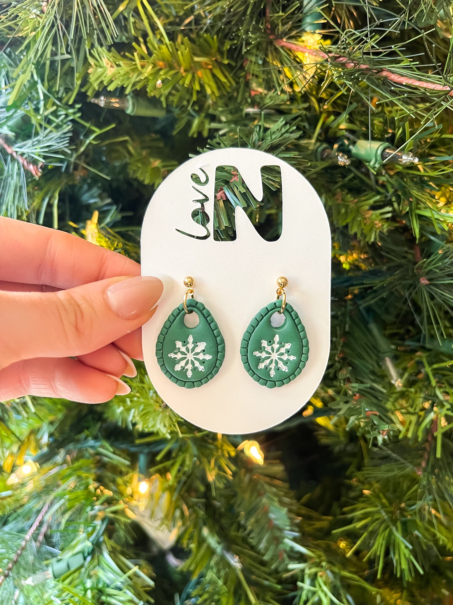 Snowflake Drop Dangle