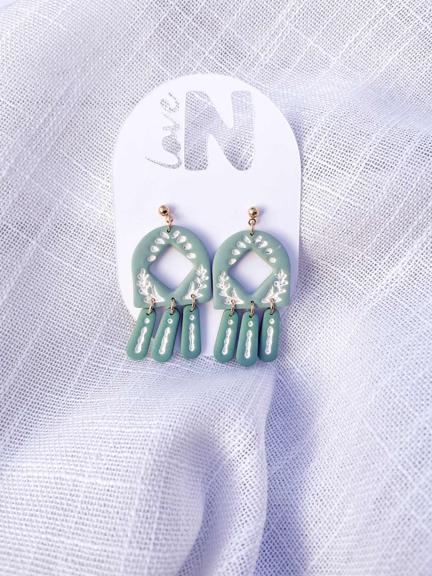 Nordic Christmas Statement Dangles