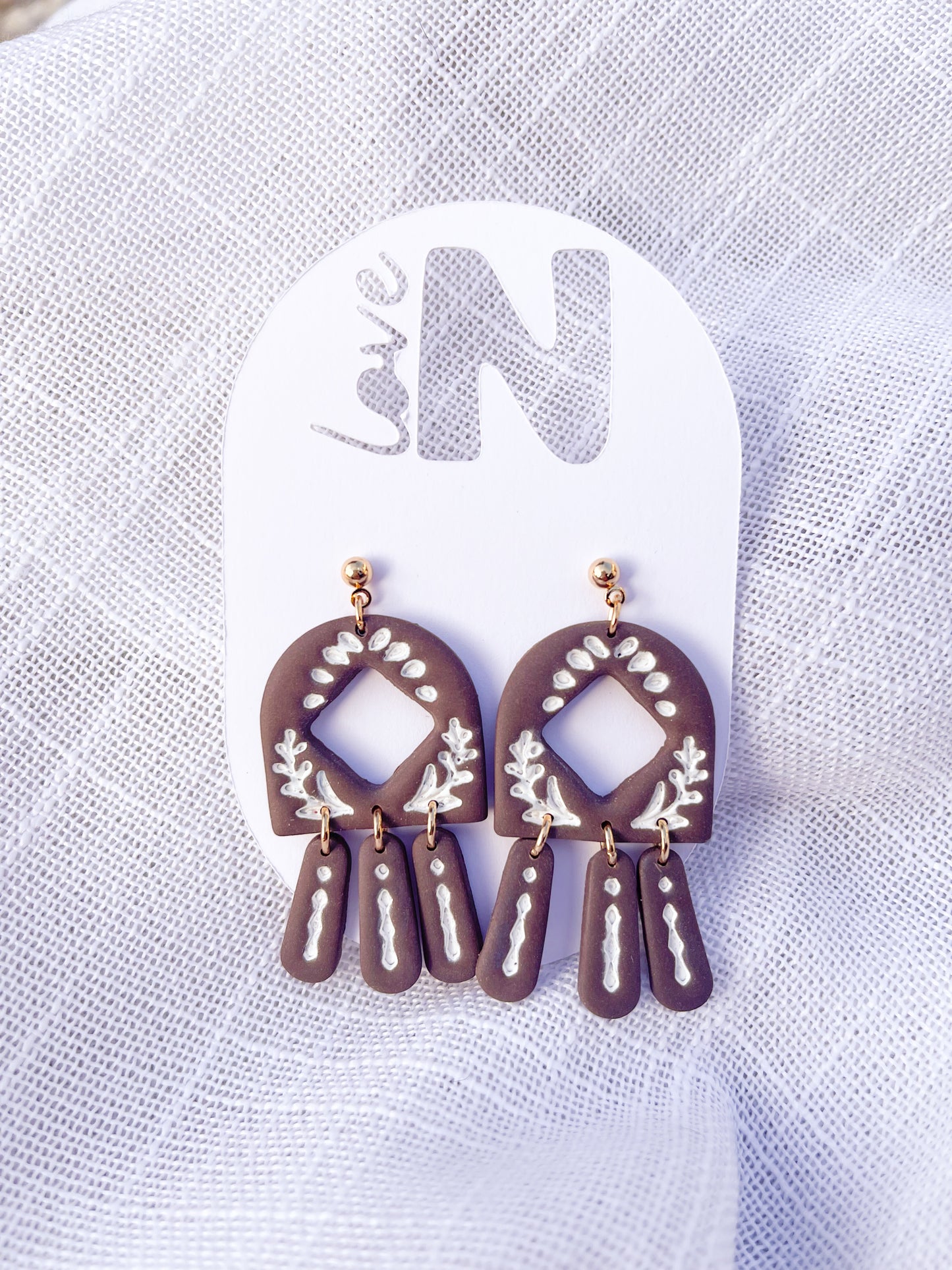 Nordic Christmas Statement Dangles