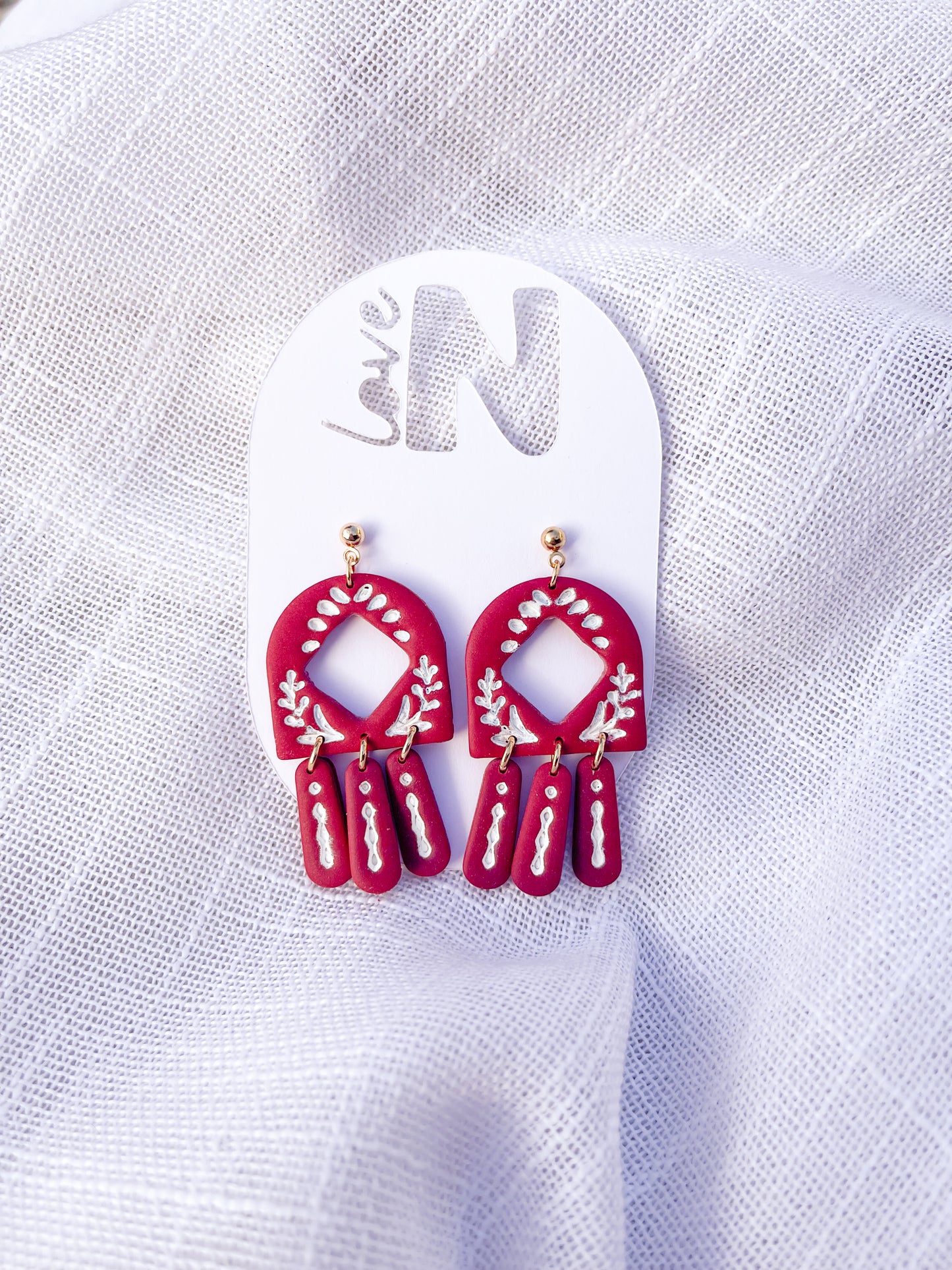 Nordic Christmas Statement Dangles