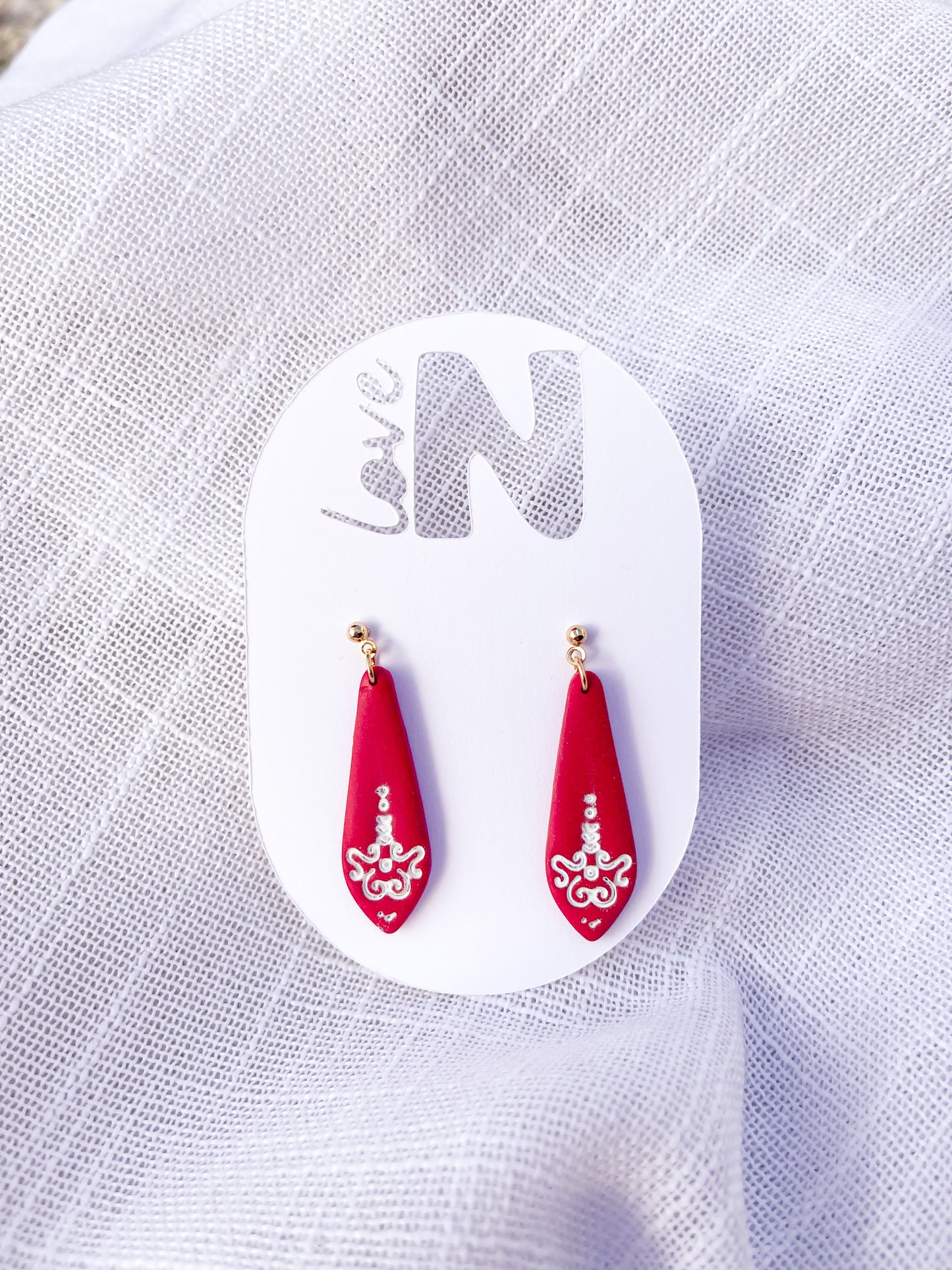 Elegant Christmas Drop Dangles