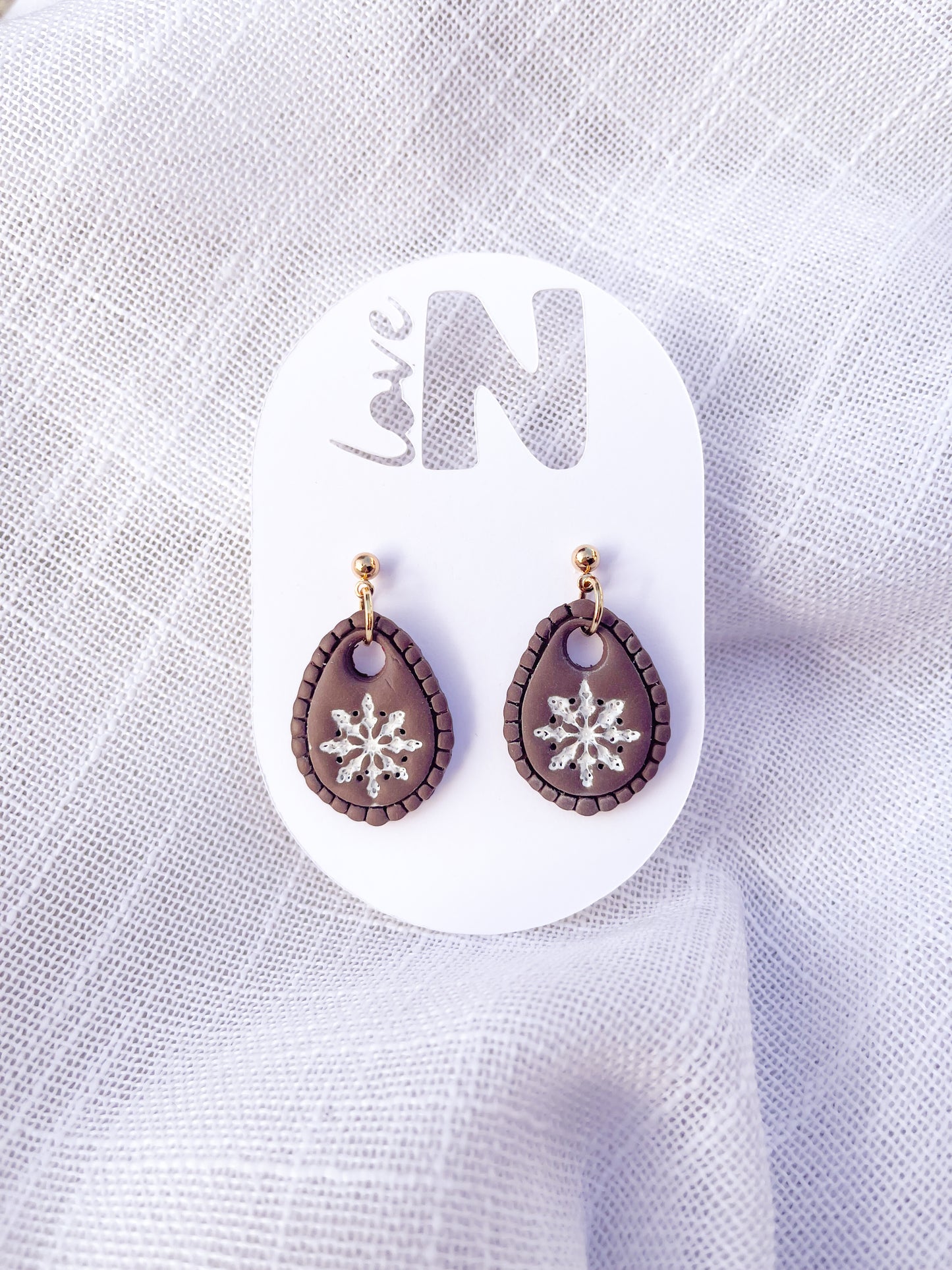 Snowflake Drop Dangle