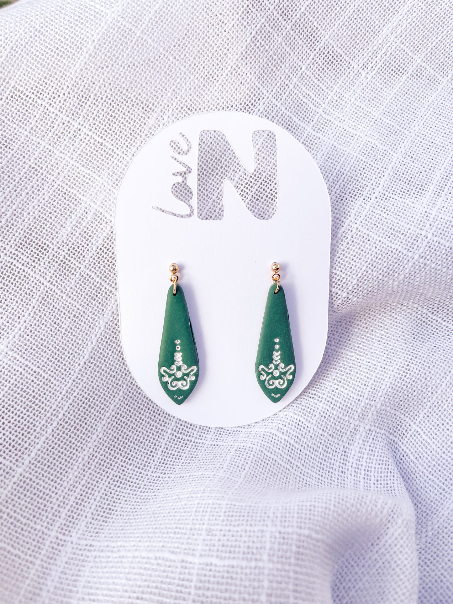 Elegant Christmas Drop Dangles