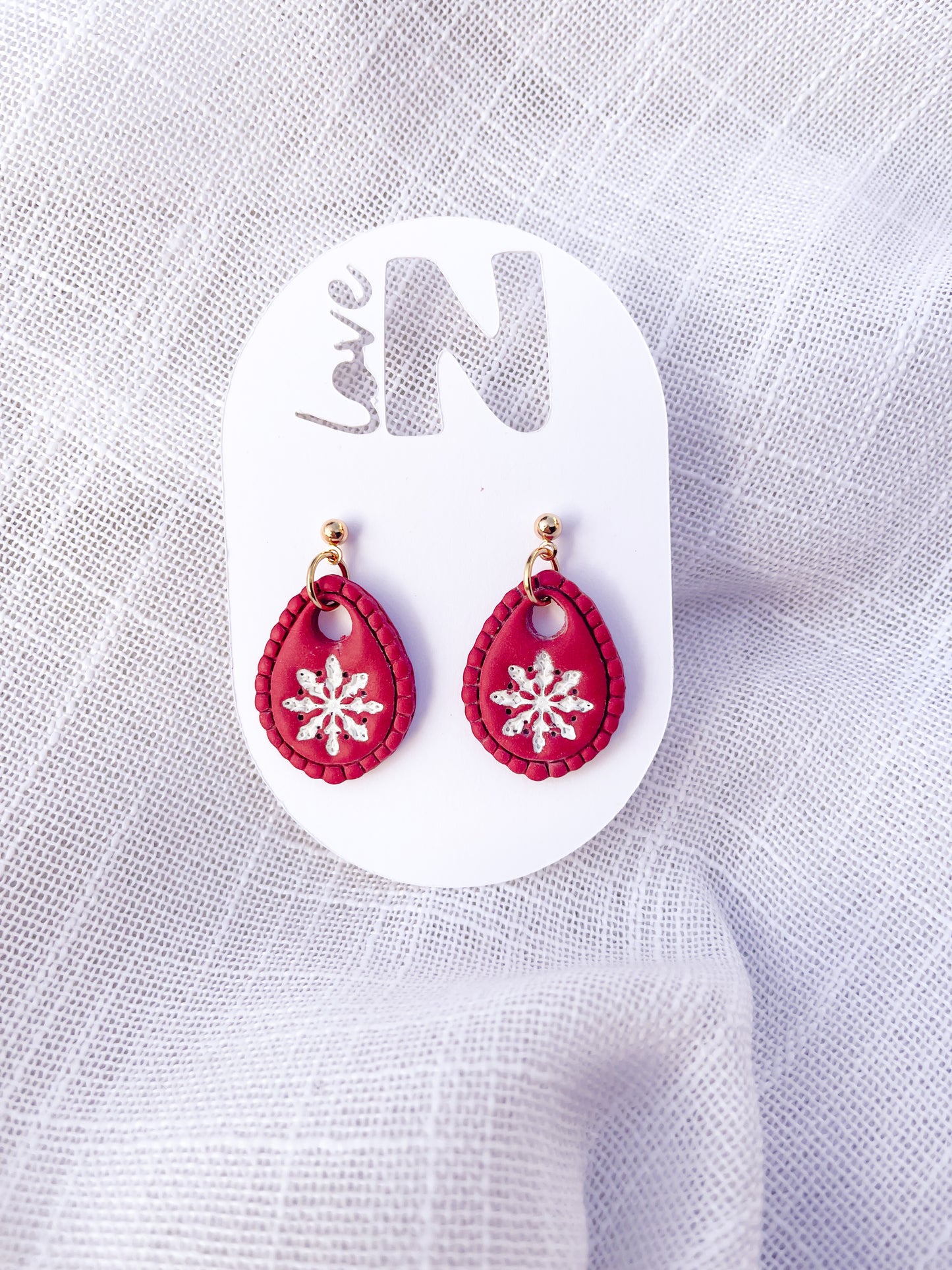 Snowflake Drop Dangle