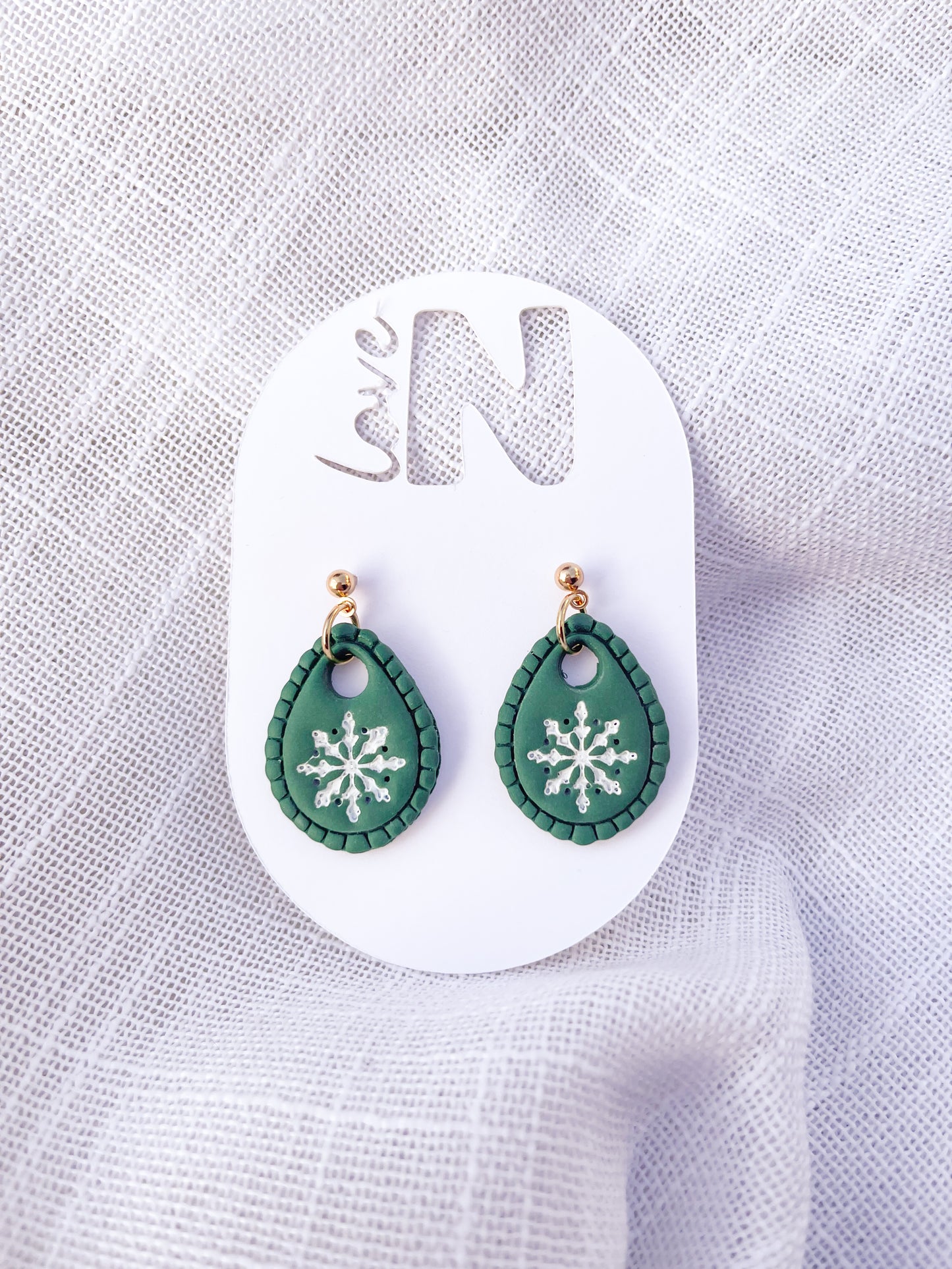 Snowflake Drop Dangle