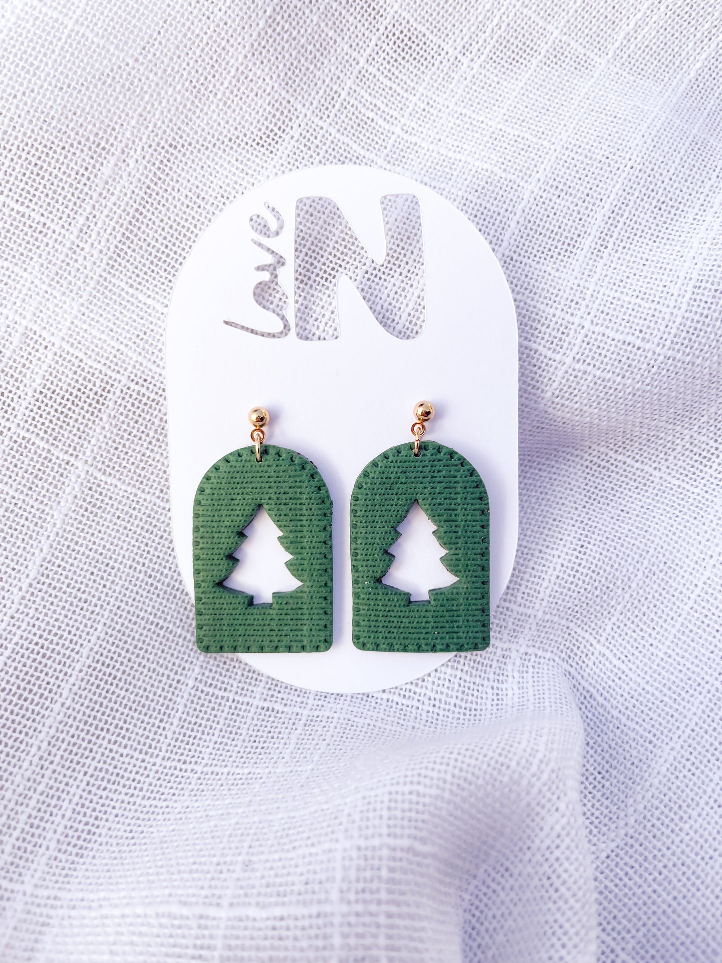 Christmas Tree Cutout Arch Dangles