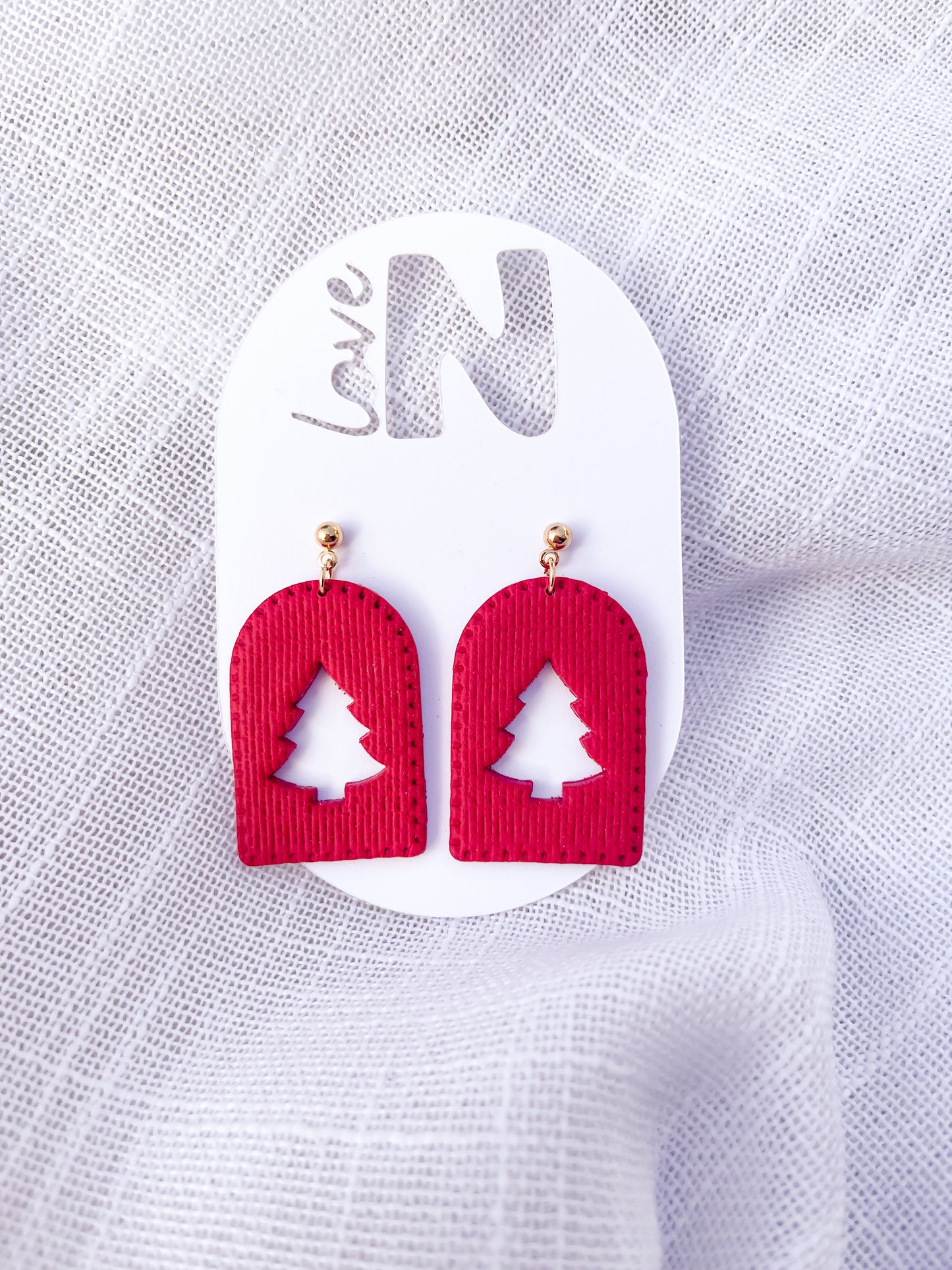 Christmas Tree Cutout Arch Dangles