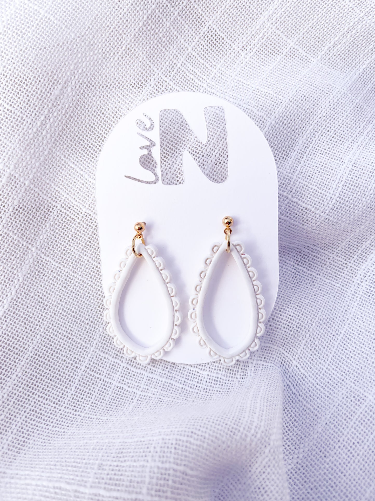 Holiday Lace Drop Dangles