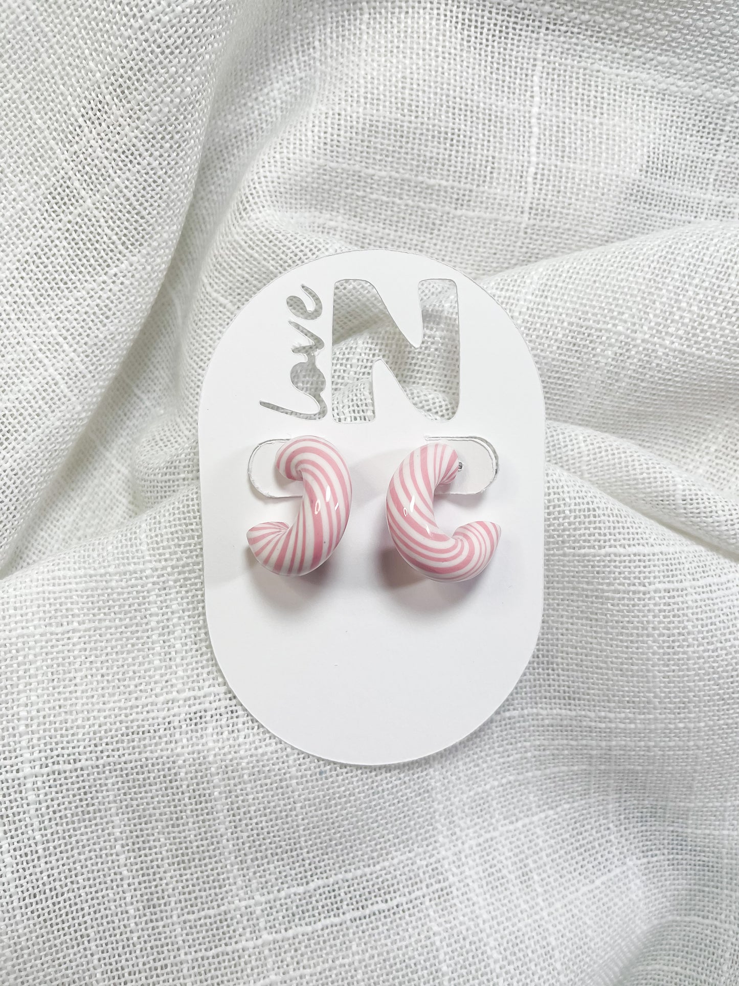 Candy Cane Hoops