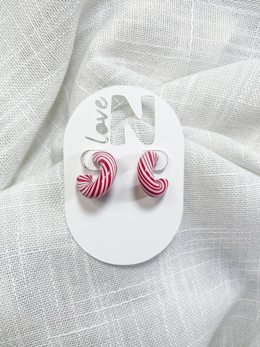 Candy Cane Hoops
