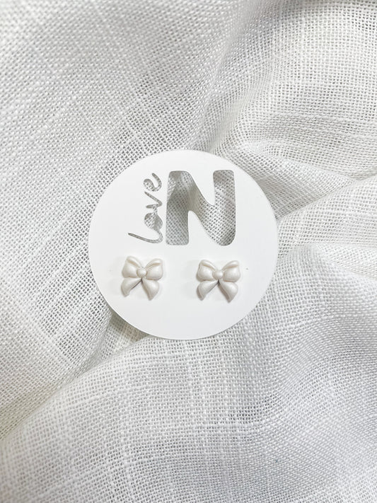 Holiday Bow Studs