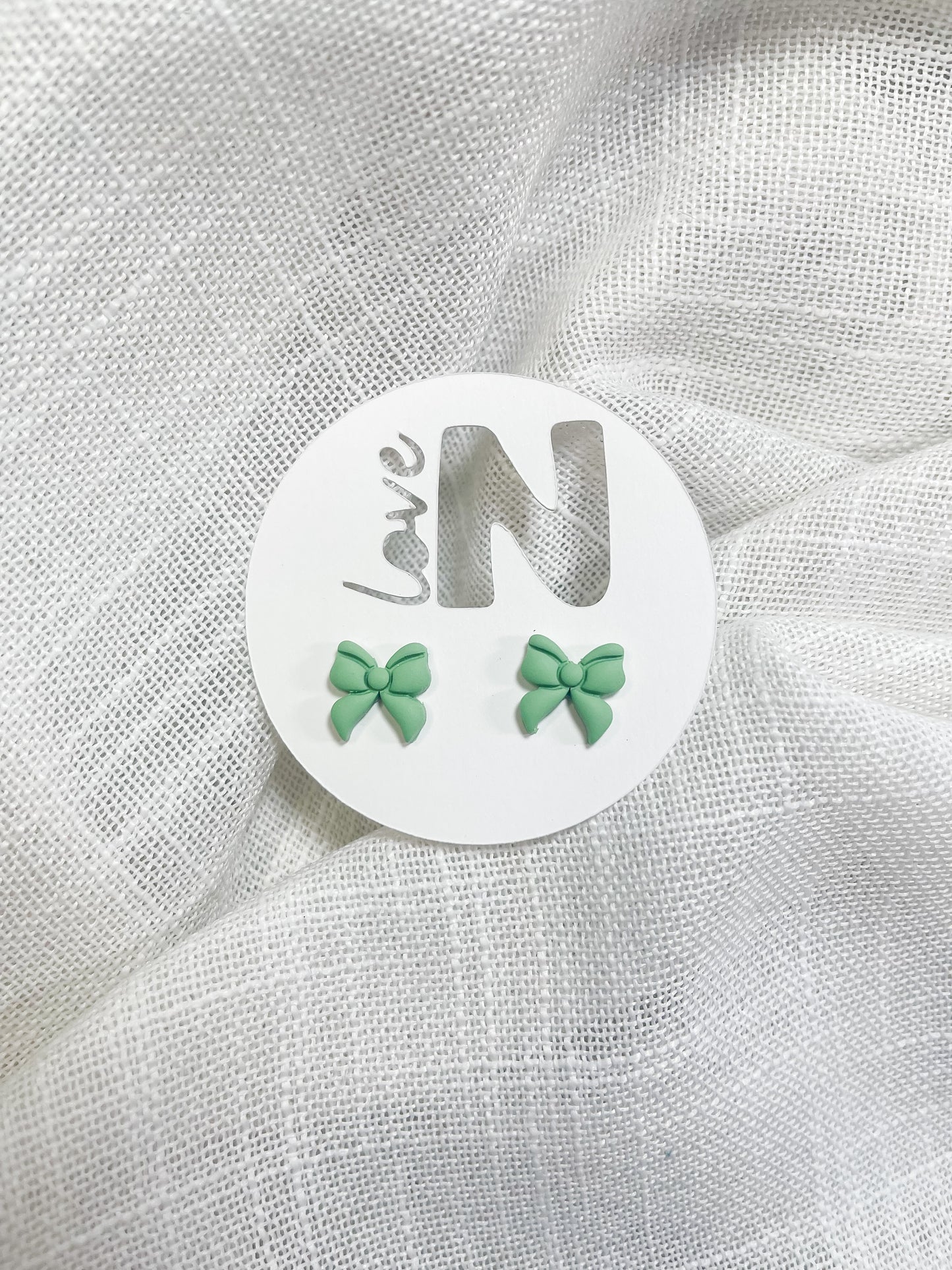 Holiday Bow Studs