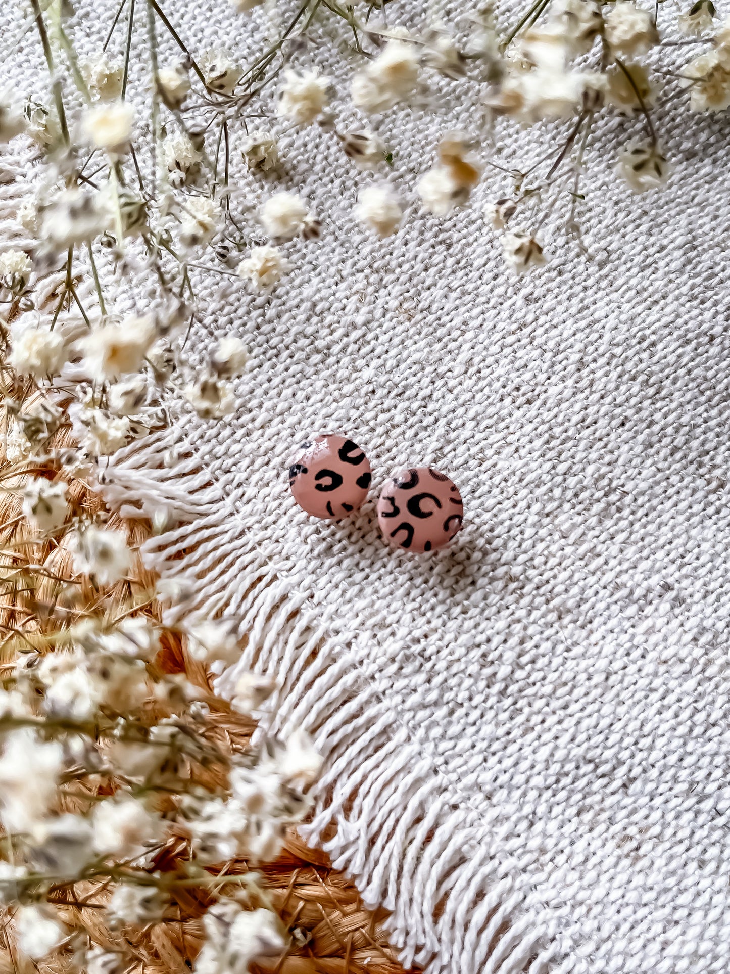 Leopard Mini Studs