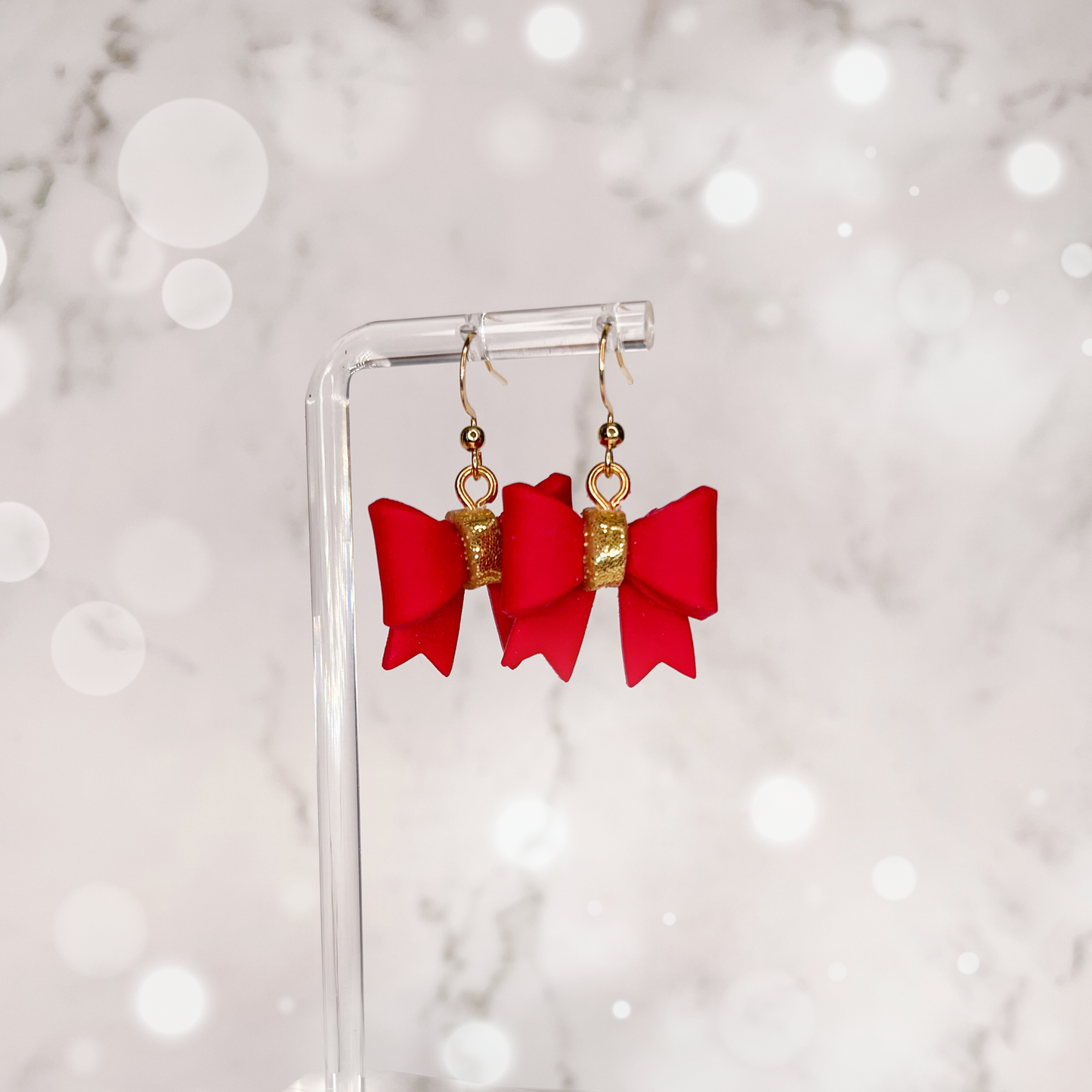 Perfect Glitter Bow Hooks