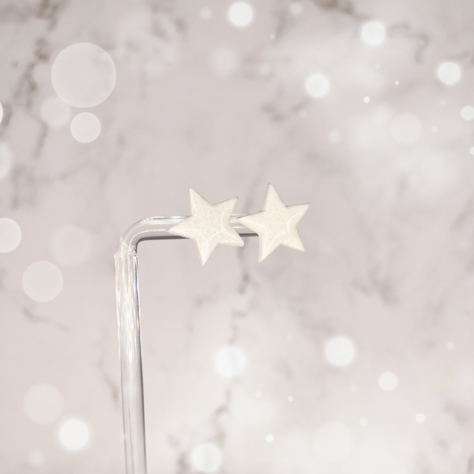 Glitter Star Studs